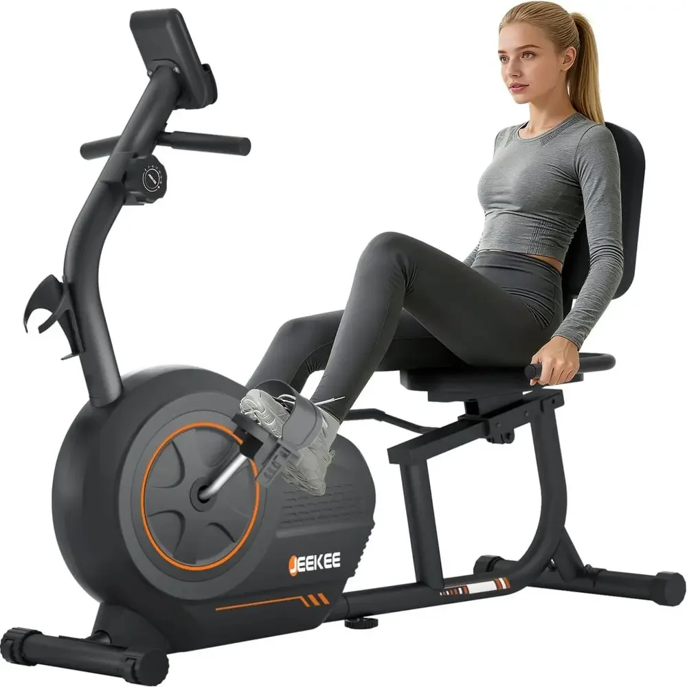 Exercise Bike Magnetic Resistance - Hochleistungs-Heimtrainer mit Magnetwiderstand, 400 LB Tragkraft,