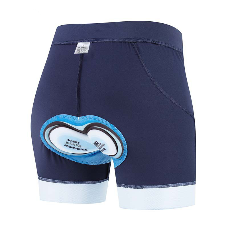 Padded Cycling Shorts 5D Gel - Damen-Radshorts, atmungsaktiv, schnelltrocknend, Kompression, 5D-Gel-Polster, stoßfest,