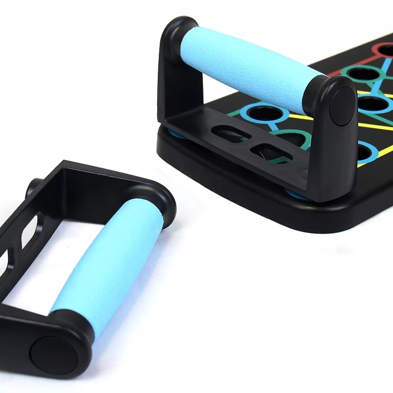 Push Up Board Foldable Multi Function - Multifunktionales Kraft- und Fitness-Trainingsgerät Faltbares Push-up-Board