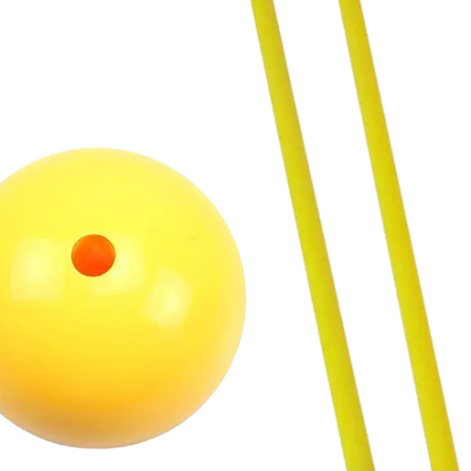 Team Sports - Langlebige Fußball-Trainingsmarkierungskegel mit tragbaren Kunststoffstangen, Wasserbasis