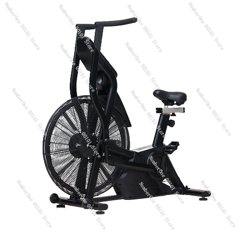 Exercise Bike Magnetic Resistance - Windwiderstand, Aerobic-Fan-Fahrrad für Heimfitness, geräuschloser Magnetantrieb,