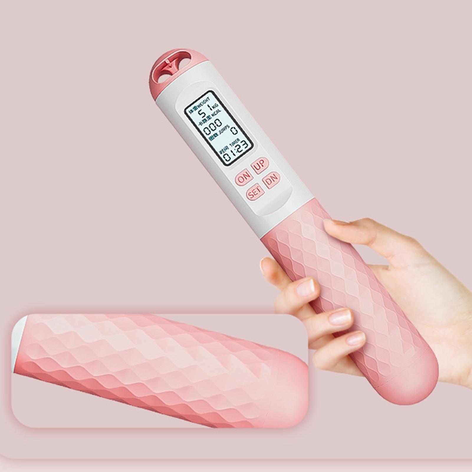 Smart Jump Rope Digital Counter - Seilloses Springseil mit Zähler, Fitness, gewichtetes