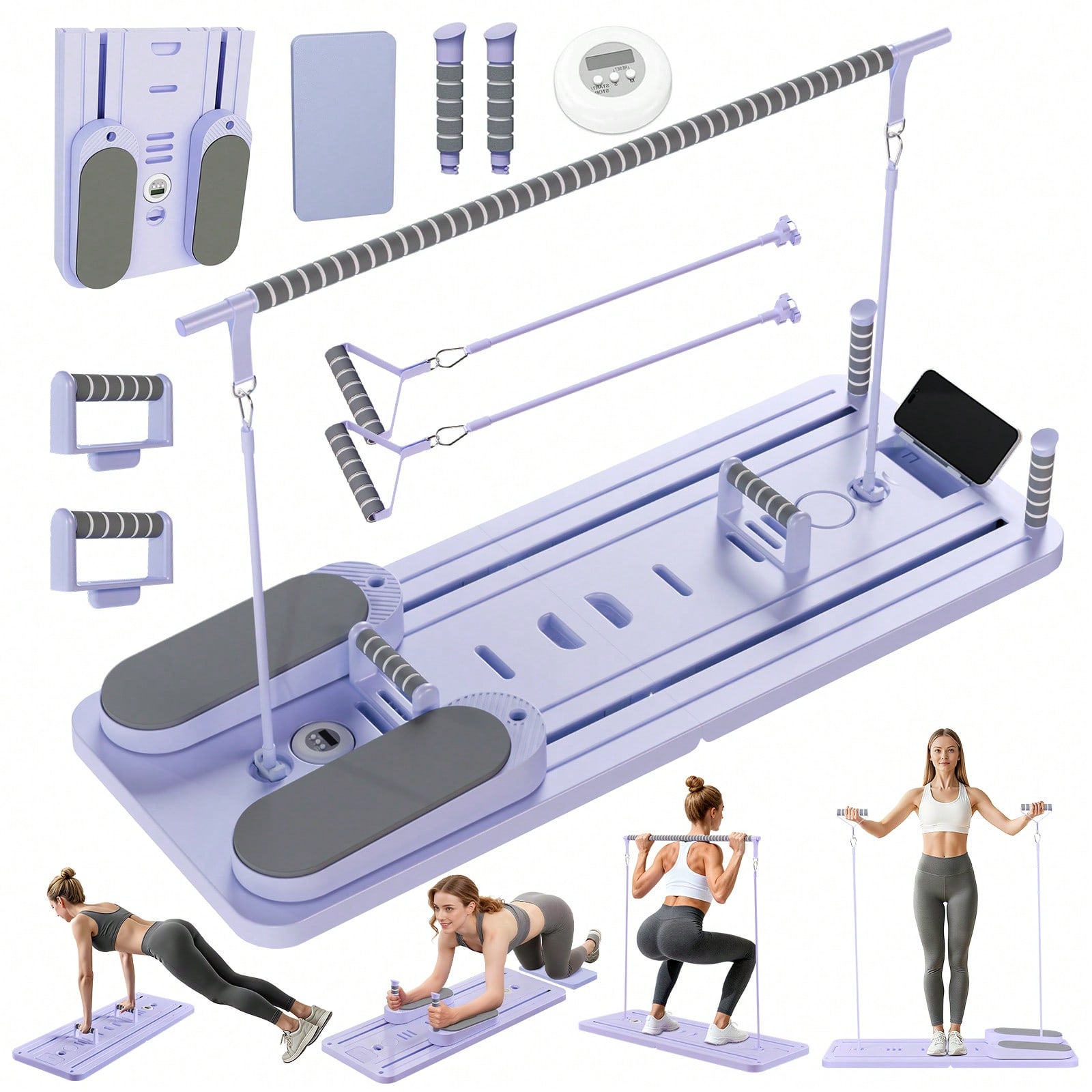 Pilates-Reformer mit Stange, P – Fitness Equipment Bewertung und Preis