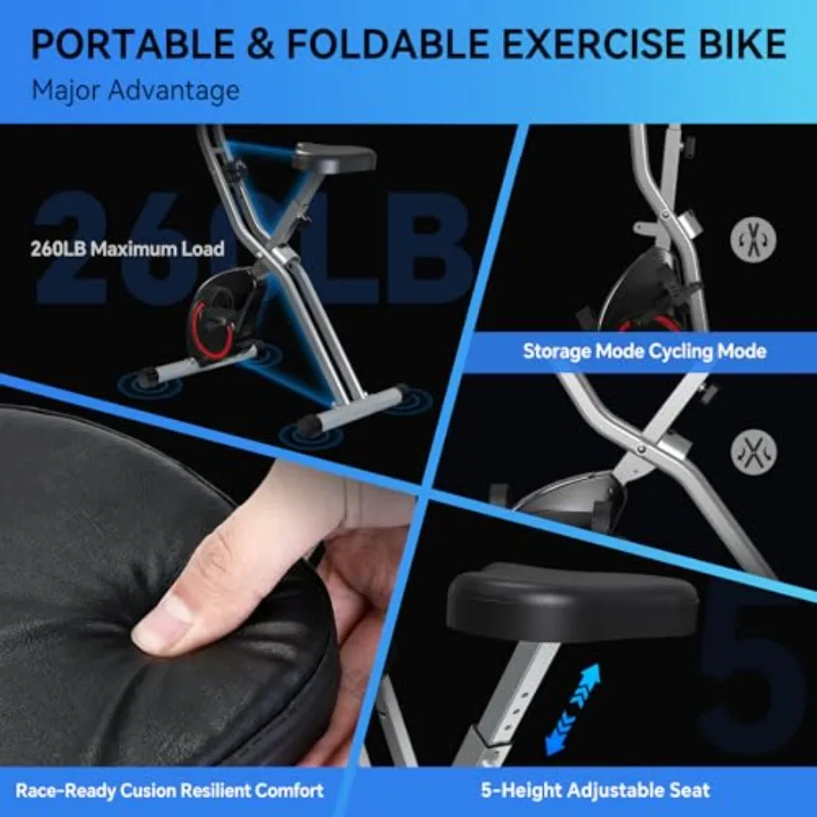Zusammenklappbares Trainingsfa – Exercise Bike Magnetic Resistance Bewertung und Preis