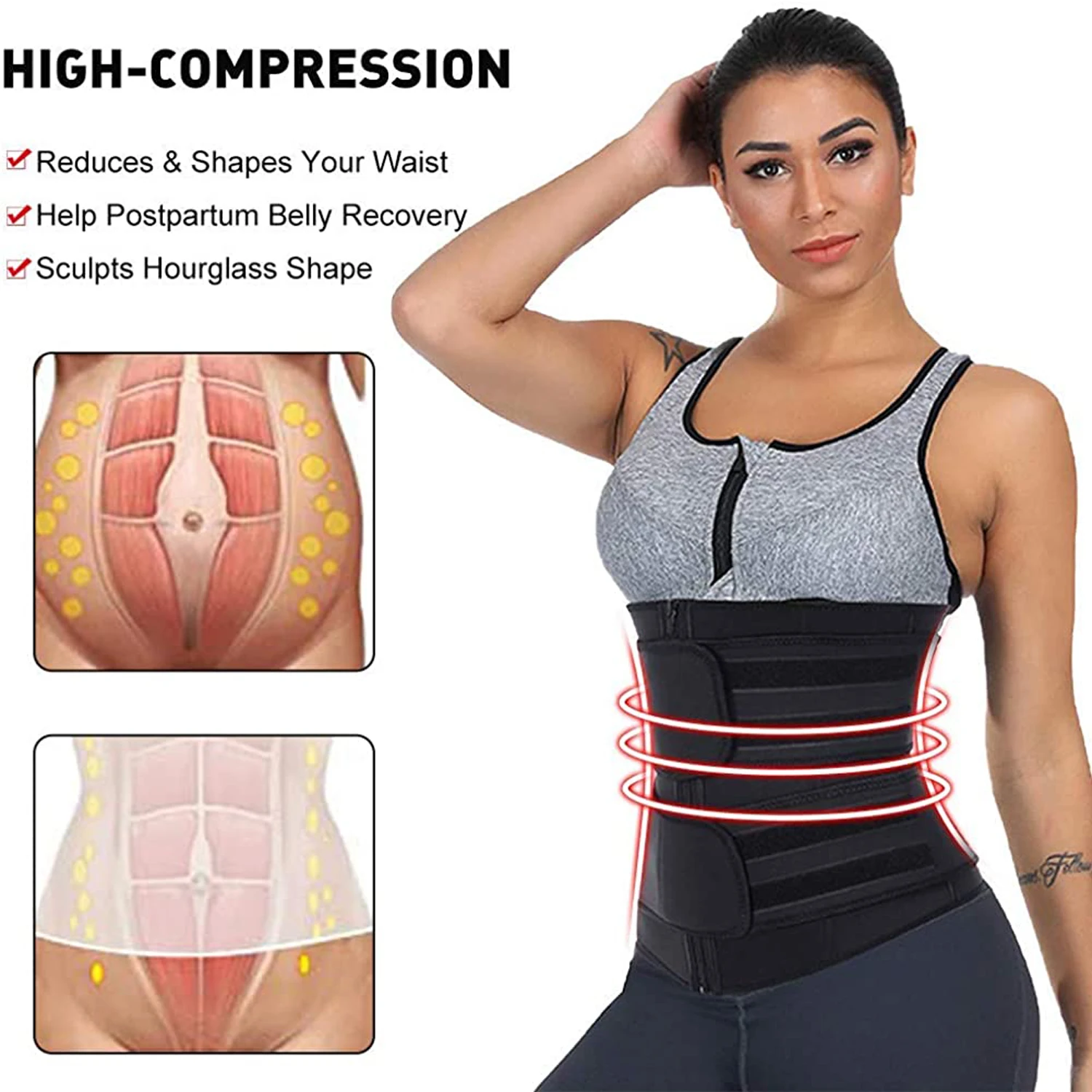Neopren Taillentrainer Workout – Sweat Waist Trainer Belt Neoprene Bewertung und Preis