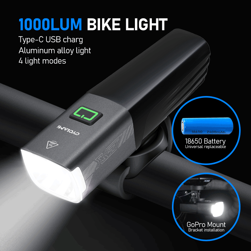 CYCLAMI X7 Reality 1000 Lumen  – Rechargeable Bicycle Headlight 1000 Lumen Bewertung und Preis
