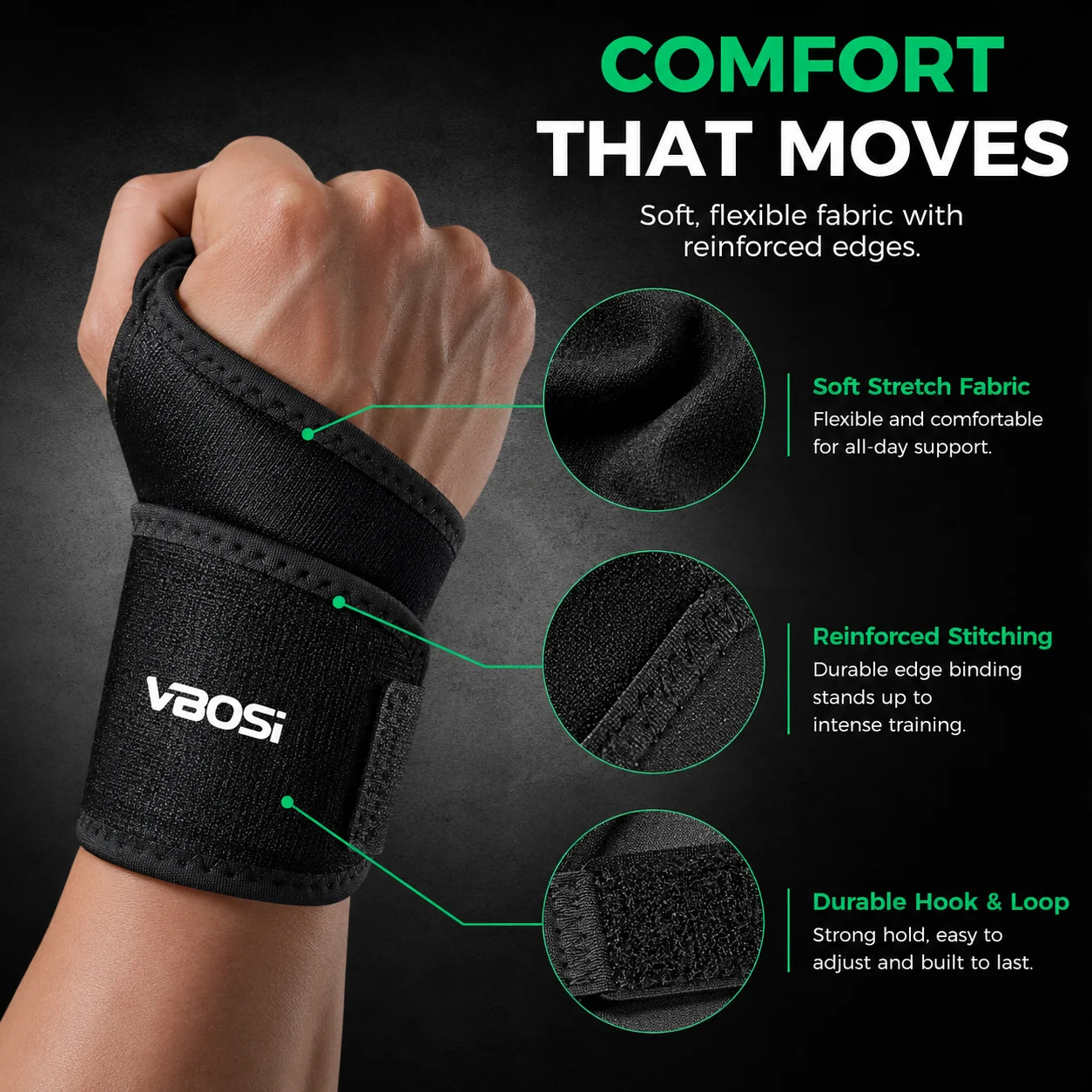 VBSOi Verstellbare Handgelenks – Wrist Wraps Weightlifting Support Bewertung und Preis