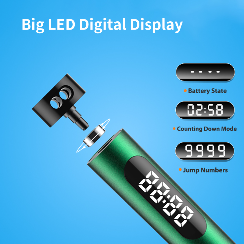 Hochwertiges kabelloses Spring – Smart Jump Rope Digital Counter Bewertung und Preis