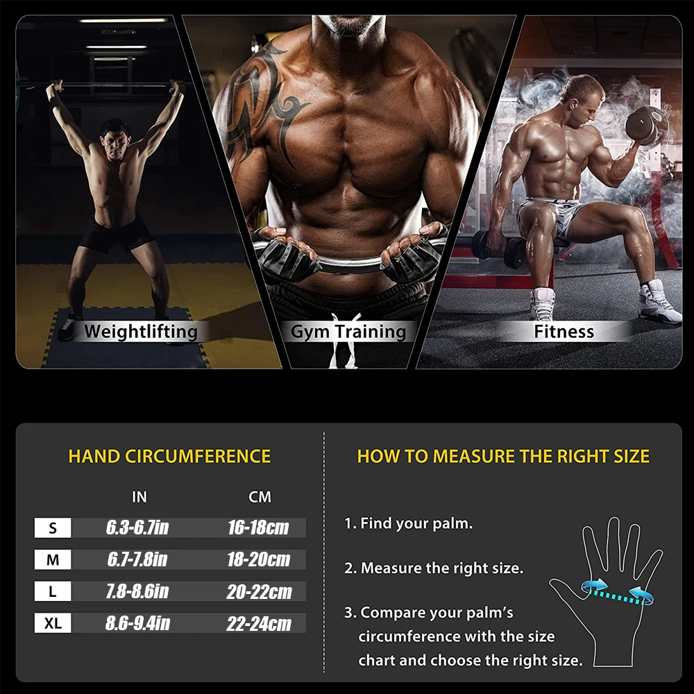 1 Paar Halbfinger-Fitness hand – Wrist Wraps Weightlifting Support Bewertung und Preis